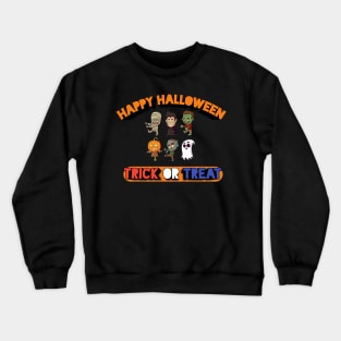 Halloween Characters Collection Crewneck Sweatshirt